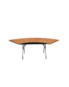 6 Foot Serpentine Table
