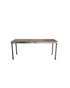 Dark Artisan Table 6 Foot x 24" Wide x 30" High