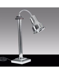 Chrome Baron Lamp Single Bulb