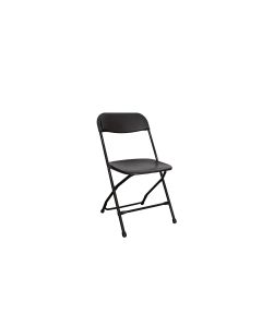 Black Metal Folding Chair