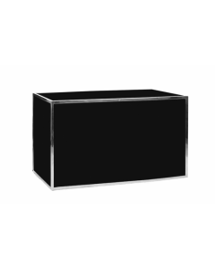 6 Foot Black Chrome Bar