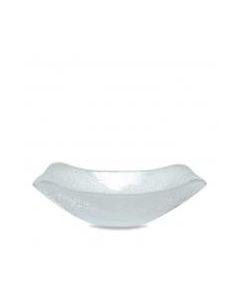 12" Square Glass Coupe Bowl 