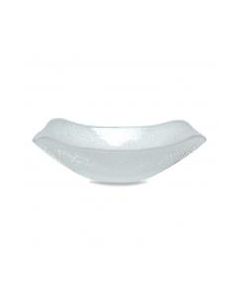 6" Square Glass Coupe Bowl
