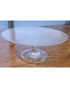 Kaleidoscope Glass Cake Stand