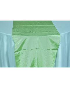 Apple Green Shantung 20" x 108" Runner