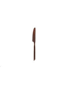 Brushed Copper Dinner Knife