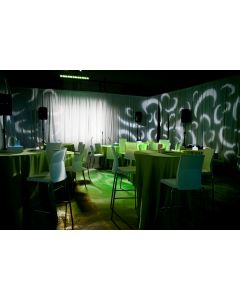 White Premier Curtain Backdrop 12 foot height - per foot