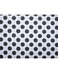 Black Dot 54" x 54" Square Table Linen