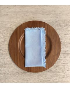 Sky Blue Fringe Napkin