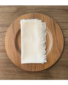 Ivory Fringe Napkin