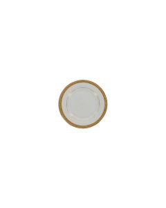 Gold Filigree Bread + Butter Plate