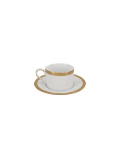 Gold Filigree Coffee Cup