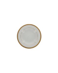 Gold Filigree Soup Rim Bowl