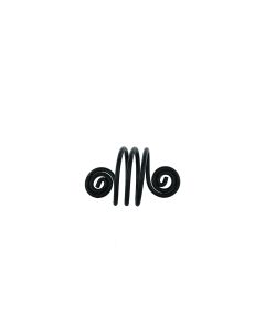 Black Swirl Napkin Ring