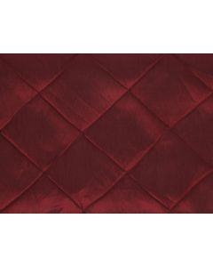 Dark Red Pintuck 126" Round Table Linen