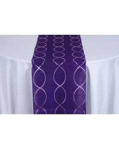 Purple Infinity 15" x 108" Runner