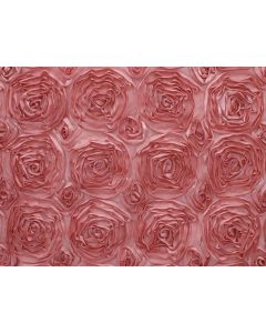Blush Satin Rosette 15" x 108" Runner