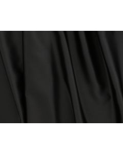 Black Satin 90" x 132" Rectangular Table Linen