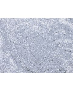 Silver Glass Sequin 126" Round Table Linen