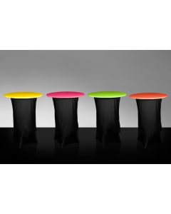 Black Spandex 30" Round x 30" Tall Table Linen