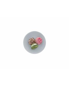 Grey Stoneware B + B Plate