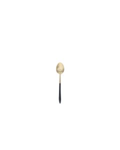 Brush Gold/Black Velo Teaspoon
