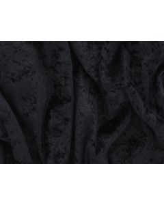 Black Crush Velvet 90" x 156" Rectangular Table Linen