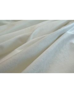White Velvet 120" Round Table Linen