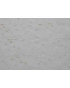 Ivory Vine Organza 50" x 50" Square Table Linen