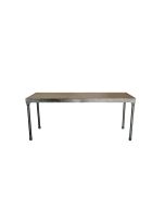 Dark Artisan Table 6 Foot x 24" Wide x 30" High
