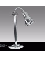 Chrome Baron Lamp Single Bulb
