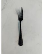 Black Hammered Salad Fork