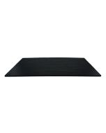 13 x 21.5" Black Rectangular Melamine Tray