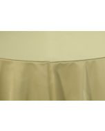 Butter Satin 120" Round Table Linen