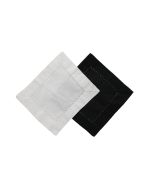 White Hemstitch Cocktail Napkin 6"