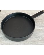 12" Round Black Melamine Pan