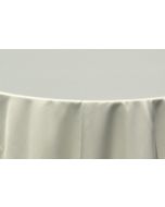Ivory Satin 120" Round Table Linen