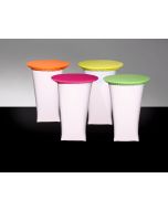White Spandex 30" Round x 30" Tall Table Linen