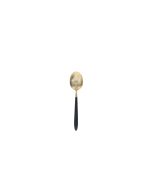 Brush Gold/Black Dessert Spoon