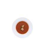 White Rim Soup Rim Bowl